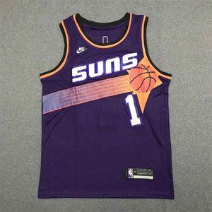 Phoenix Suns Devin Booker #1 Purple Jersey